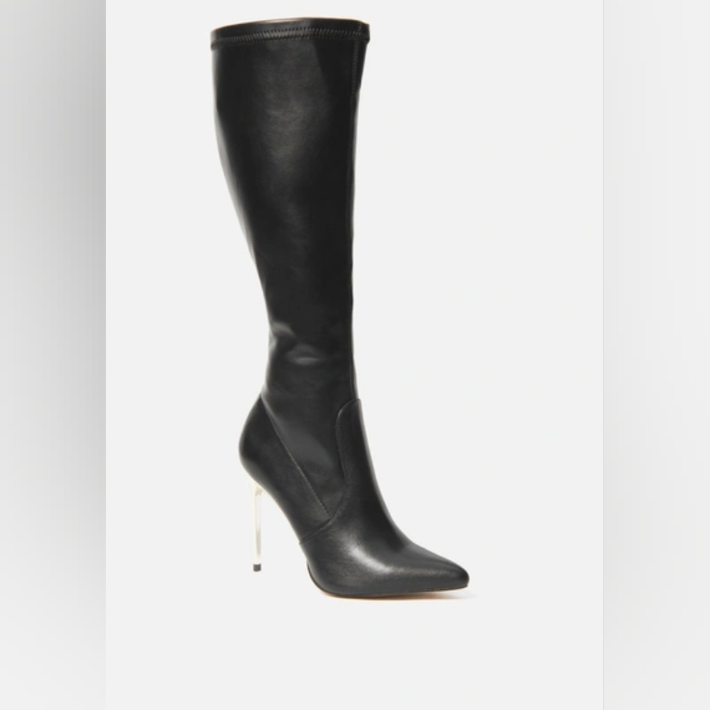 Bebe Valeria Knee High Leather Boots size 8